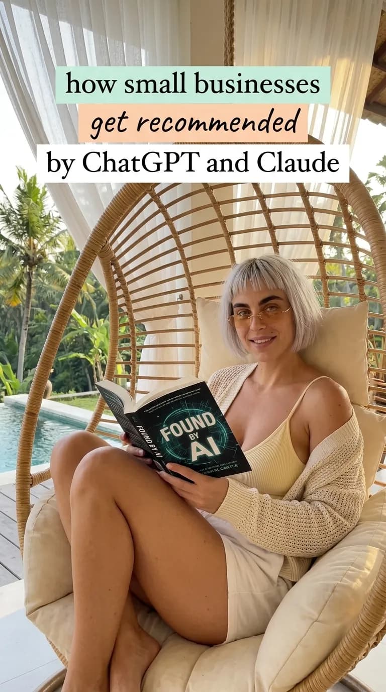 Woman reading Found by AI in a chair