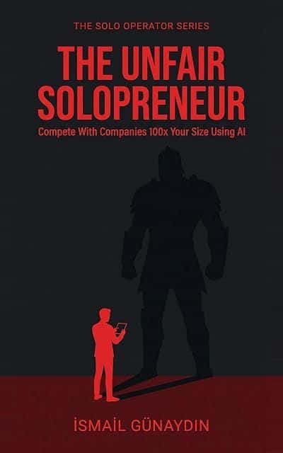 Cover of The Unfair Solopreneur by Ismail Gunaydin