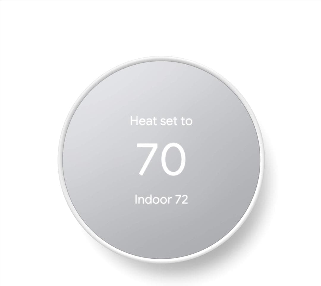 Google Nest Thermostat - Smart Thermostat for Home - Snow