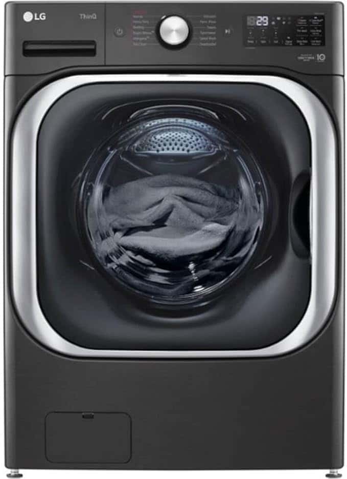 LG WM8900HBA 5.2 Cu. Ft. Black Steel Front Load Washer