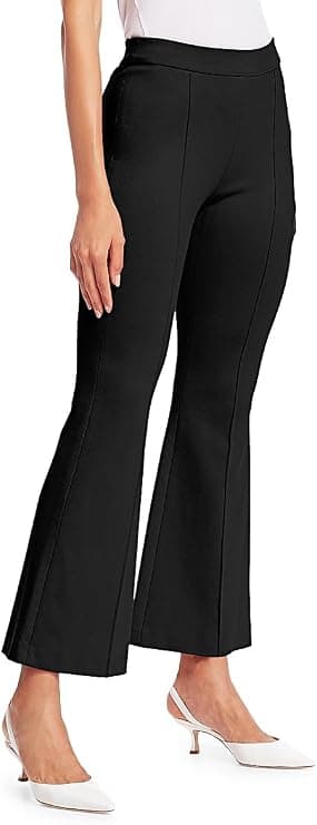 Rosetta Getty Pull-On Cropped Flare Pants - Designer Trousers - Under $1,000