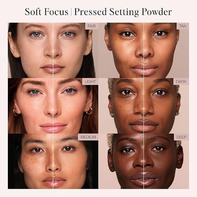 Jouer Soft Focus Hydrate & Setting Powder – Oil Absorbing & Shine Control Pressed Blurring Powder for Fine Lines and Pores – Sets Face Makeup or Concealer – Medium - Professional Grade - Under $50