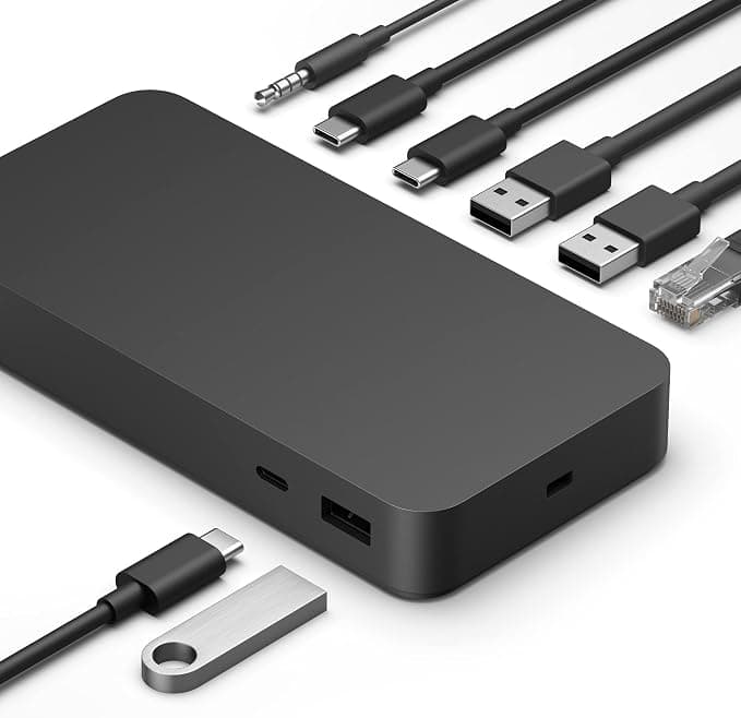 Microsoft Surface Thunderbolt 4 Dock - High-Speed Docking Station with Dual 4K Monitor Support