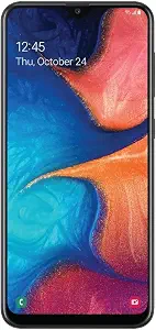 Samsung Galaxy A20 renewed black model