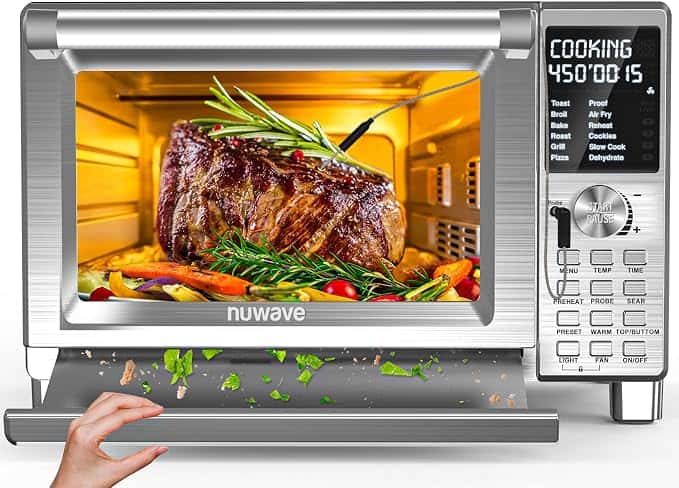 Nuwave Bravo XL Pro Air Fryer Toaster Oven with Super Convection