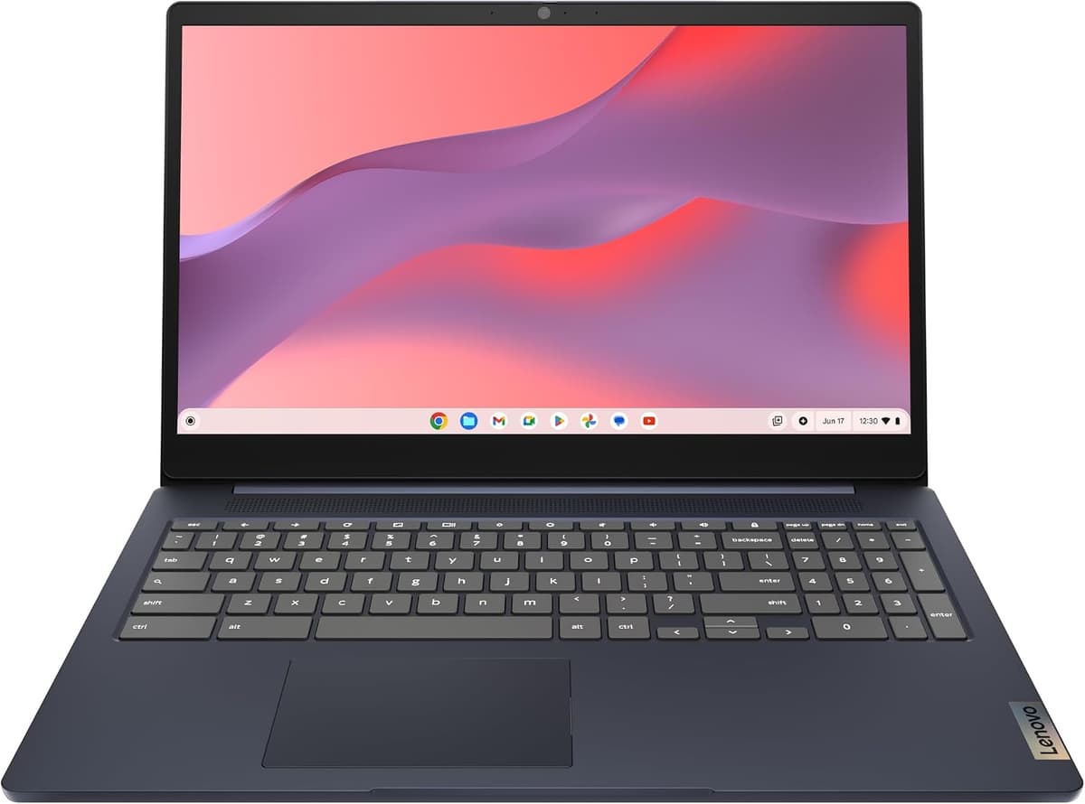 Lenovo IdeaPad 3i Chromebook, 15.6" FHD Display, Intel Celeron N4500, 8GB RAM, 64GB eMMC, 1920x1080 px, 720p Camera, Chrome OS, Abyss Blue