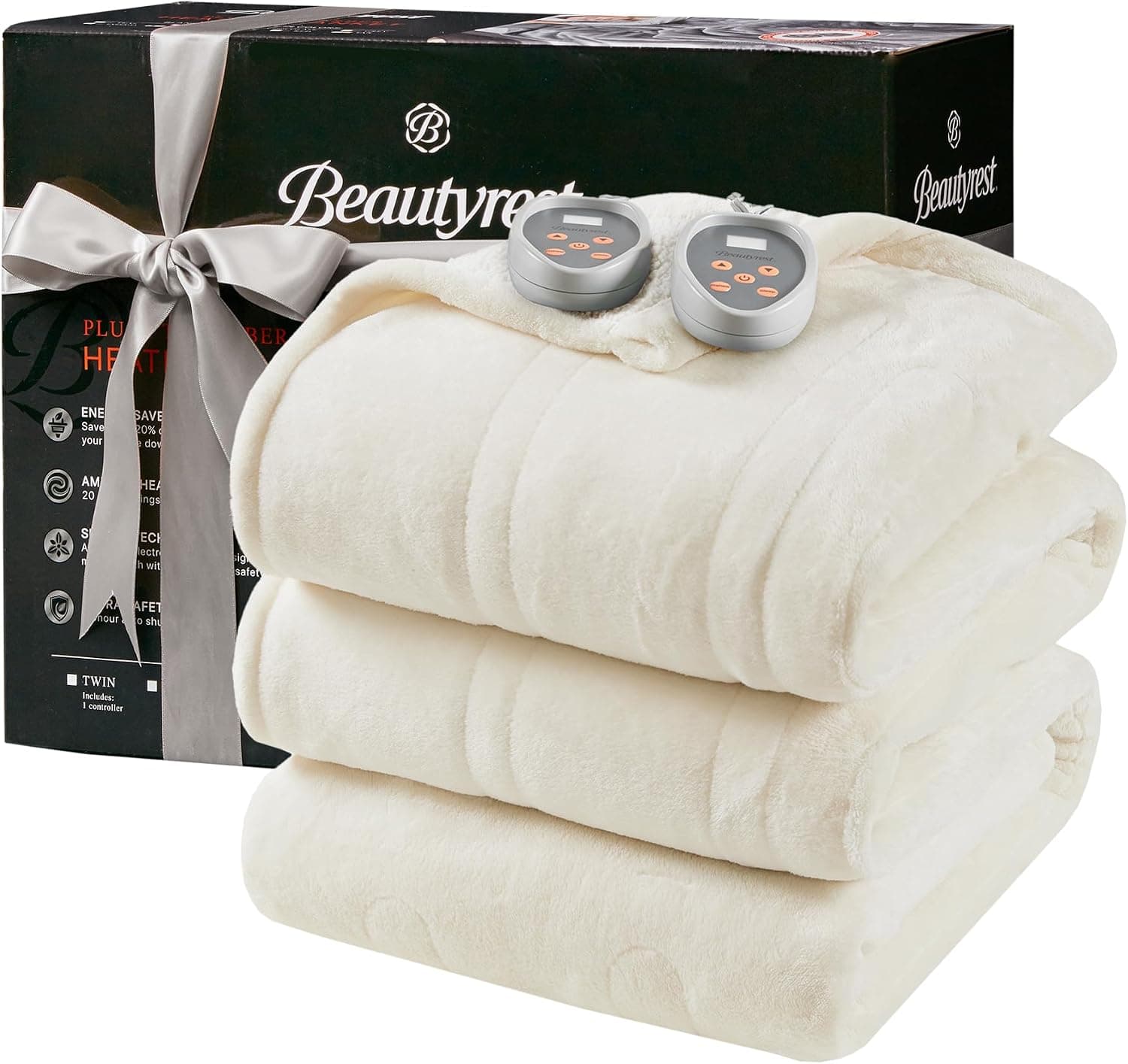 Beautyrest Heated Blanket (King, Ivory)