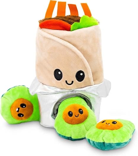 Pet Craft Supply Hide and Seek Plush Dog Toy – Burrito Burrow