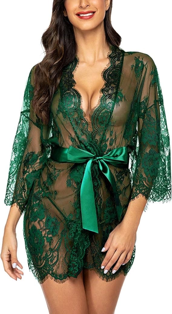 Avidlove Lace Kimono Robe