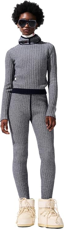 Perfect Moment Jazzy Intarsia Hoodie - Designer Activewear - Under $500