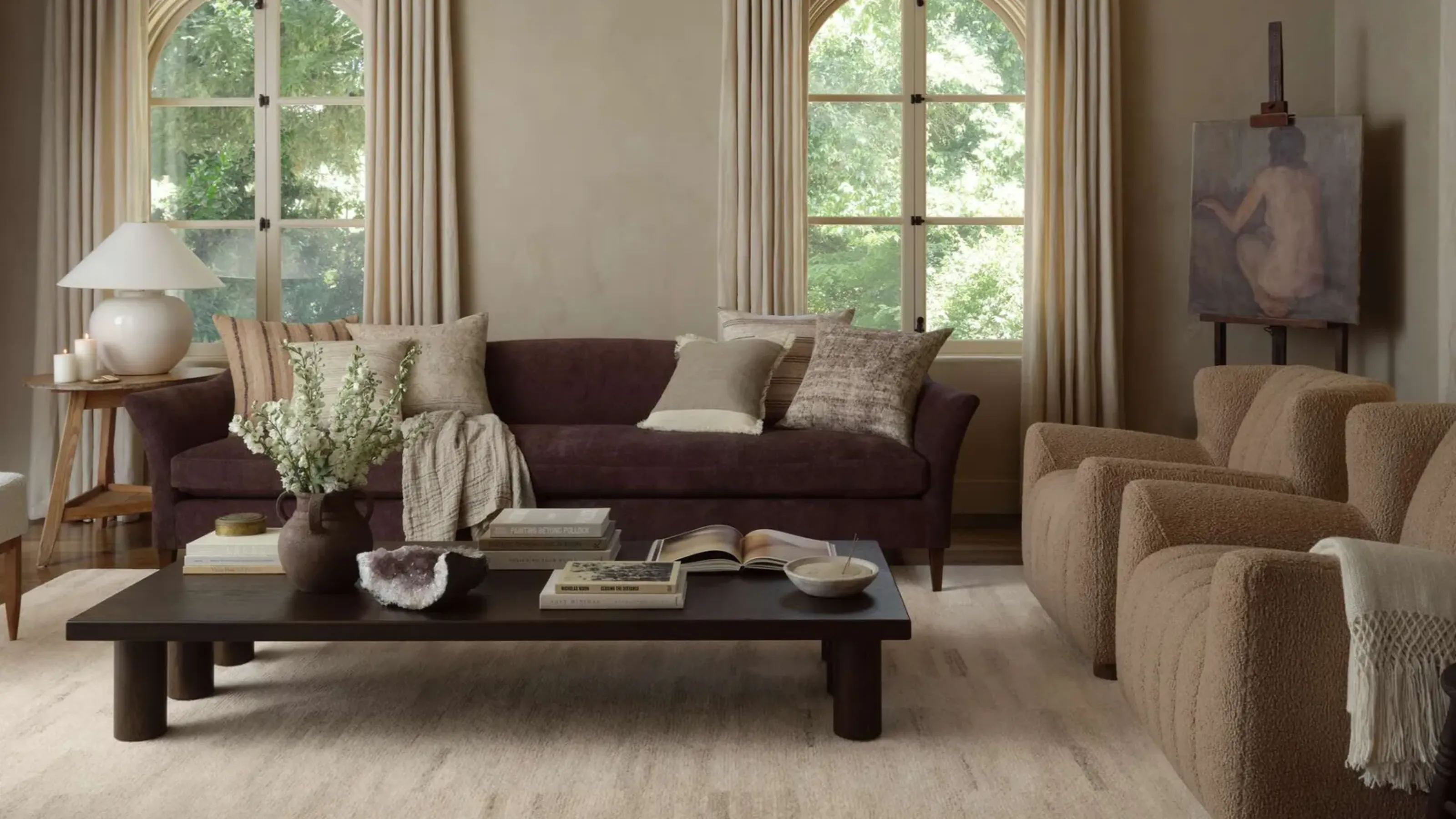 Bouclé Fabric Color Trends 2026 - Rich Saturated Colors and Pastels