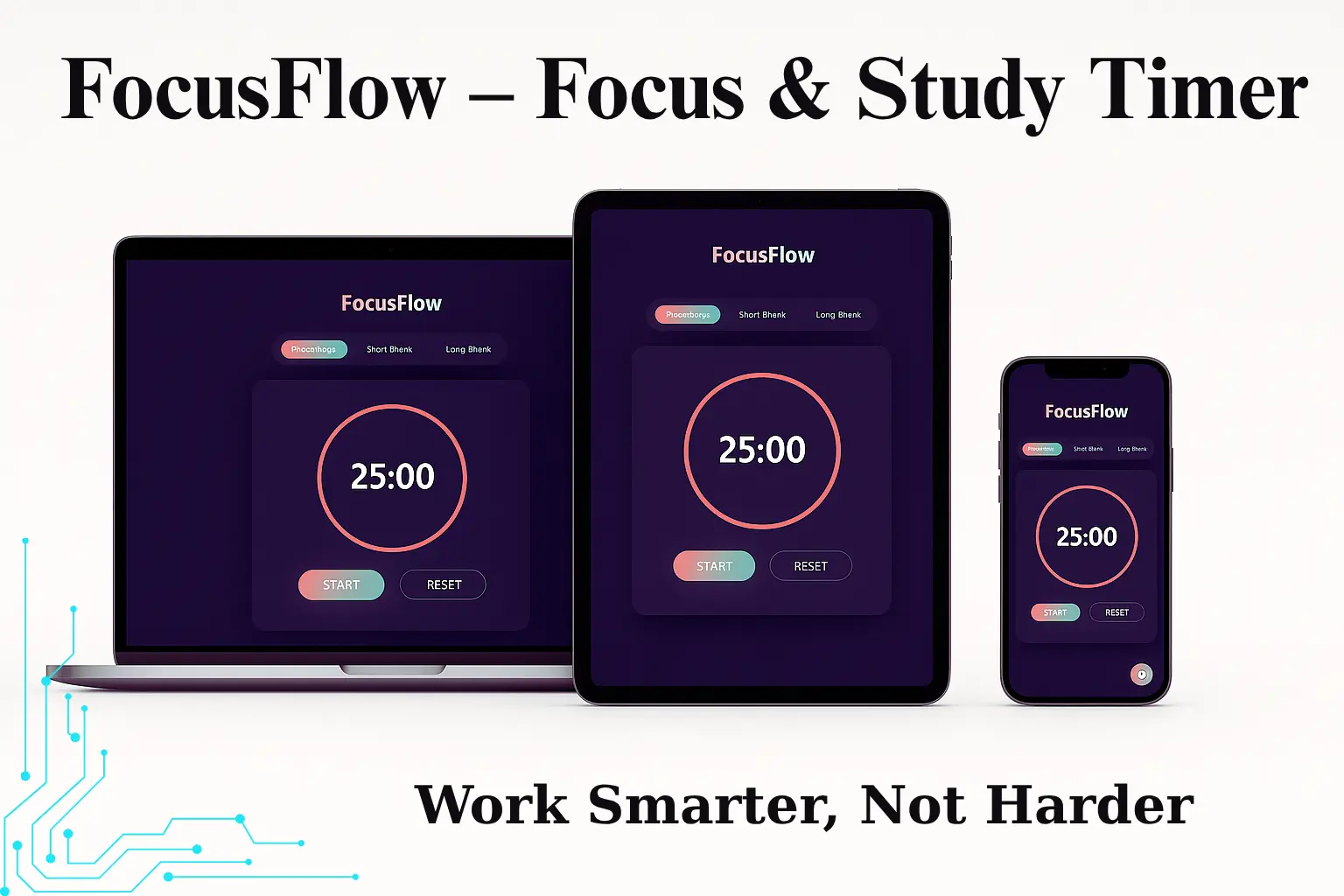 FocusFlow - Focus & Study Timer