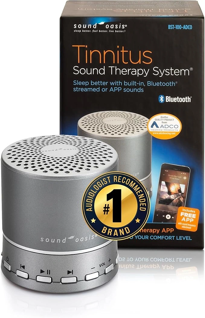 ADCO Excl Bluetooth Tinnitus Therapy System - Sleep & Wellness for Tech Lovers